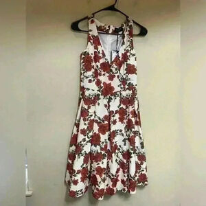 Mojito Red Rose dress NWT European size 36 (us size 6)